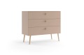 Komoda BOHO z szufladami - Macchiato cichy domyk