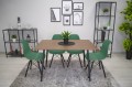 Krzesło OSAKA zielone / nogi czarne x 1