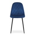 Krzesło ASTI - granat aksamit x 4