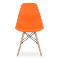 Krzesło OSAKA pomarańcz / nogi naturalne x 4