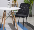 Krzesło AMORE - czarne x 4