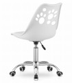 Krzesło obrotowe PRINT - białe
