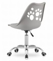 Krzesło obrotowe PRINT - szare