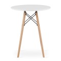 Stół TODI Okrągły 60cm - biały
