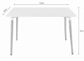 Stół ADRIA 120cm x 80cm - biały