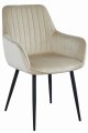 KRZESŁO SOLDEN - AKSAMIT BEŻ - 1 SZT
