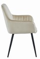 KRZESŁO SOLDEN - AKSAMIT BEŻ - 1 SZT