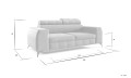 Sofa Victoria Z Mechanizmem Zagłówkowym