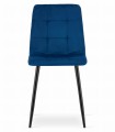 Krzesło KARA - granat aksamit x 3