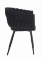 KRZESŁO ORION - AKSAMIT CZARNY - 1 SZT