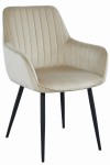 KRZESŁO SOLDEN - AKSAMIT BEŻ - 1 SZT