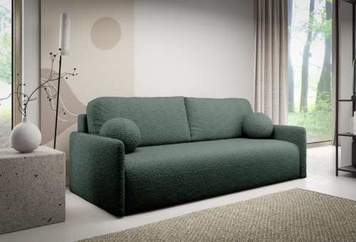 Trzyosobowa Sofa Cozy Tkanina Baranek