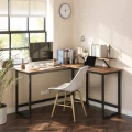 BIURKO NAROŻNE Z PODSTAWKĄ NA MONITOR - STYL LOFT
