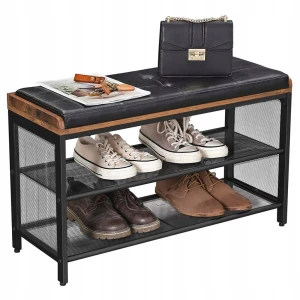ŁAWKA SZAFKA NA BUTY Z SIEDZISKIEM - STYL LOFT