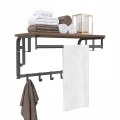PÓŁKA ŚCIENNA Z WIESZAKAMI - STYL LOFT