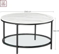 Stolik Kawowy Modern 80x80x45cm