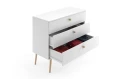 Komoda BOHO z szufladami - Macchiato cichy domyk