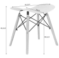 Taboret KORFU - czarny x 4
