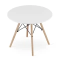 Stolik MAKSI Okrągły 60cm - biały