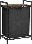 SZAFKA ORGANIZER BL1 - CZARNY Z RUSTYKALNYM BLATEM