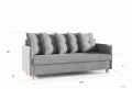 Luksusowa Sofa Stona z Subtelnie Wykończonymi Krawędziami
