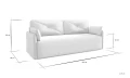 Sofa Rozkładana Serano Modne Boczki