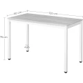 Stół TESSA 120cm x 60cm - czarny / czarne nogi