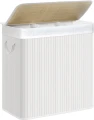 BAMBUSOWY KOSZ NA PRANIE / POJEMNIK NA ZABAWKI - 3 x 50L - BIAŁY