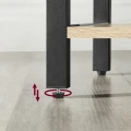 REGAŁ LOFTOWY Z 5 PÓŁKAMI – DĄB SONOMA I CZARNA STAL - 153 x 66 x 30