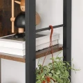 REGAŁ INDUSTRIALNY LOFT - 5 RUSTYKALNYCH PÓŁEK – 154 x 74 x 30