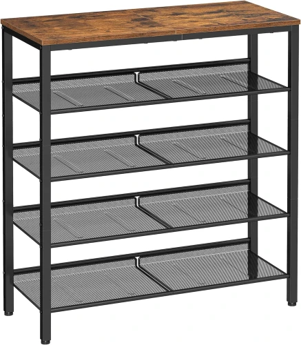 SZAFKA NA BUTY - RUSTYKALNY BRĄZ - 93 x 75 x 28