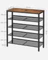 SZAFKA NA BUTY - RUSTYKALNY BRĄZ - 93 x 75 x 28