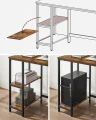 BIURKO KOMPUTEROWE Z DWIEMA PÓŁKAMI - STYL LOFT