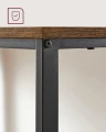 BIURKO KOMPUTEROWE Z DWIEMA PÓŁKAMI - STYL LOFT