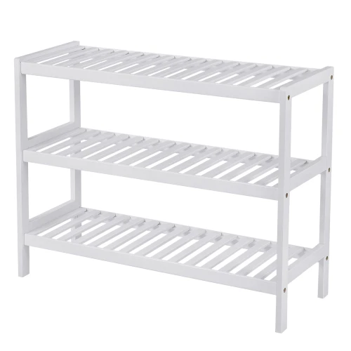 SZAFKA NA BUTY - BIAŁA - STYL SKANDYNAWSKI - 55 X 70 X 26