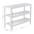 SZAFKA NA BUTY - BIAŁA - STYL SKANDYNAWSKI - 55 X 70 X 26