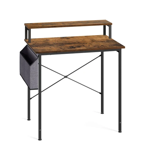 BIURKO KOMPUTEROWE Z KIESZENIĄ - LOFT - 90 x 80 x 55