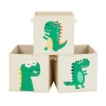 ZESTAW ORGANIZERÓW NA ZABAWKI - MOTYW DINO - 3 SZTUKI