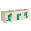 ZESTAW ORGANIZERÓW NA ZABAWKI - MOTYW DINO - 3 SZTUKI
