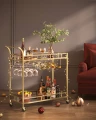 STOLIK / BAREK NA KÓŁKACH - 90 x 86 x 38 - GLAMOUR