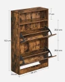 SZAFKA NA BUTY - RUSTYKALNA - 102 X 60 X 24