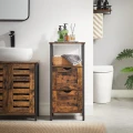 SZAFKA ŁAZIENKOWA  - 2 SZUFLADY - RUSTYKALNA - 80 x 37 x 30