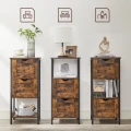 SZAFKA ŁAZIENKOWA  - 2 SZUFLADY - RUSTYKALNA - 80 x 37 x 30
