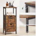 SZAFKA ŁAZIENKOWA  - 2 SZUFLADY - RUSTYKALNA - 80 x 37 x 30