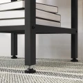 STÓŁ BAROWY Z WBUDOWANĄ SZAFKĄ - LOFT - 110 x 40 x 90
