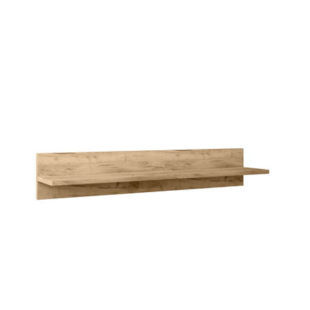 Półka ścienna BOHO - 90 cm - Dąb Craft złoty