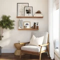 PÓŁKA WISZĄCA LOFT – RUSTYKALNY BRĄZ, METALOWA KONSTRUKCJA, 60 CM