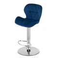 Hoker WEST - aksamit granatowy / baza chrom x 2