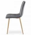 Zestaw stół NP 120x80cm Dąb Sonoma + 4 krzesła LIBRA szare