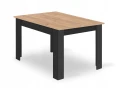 Zestaw stół NP 120x80cm Craft Czarny + 4 krzesła LIBRA czarne